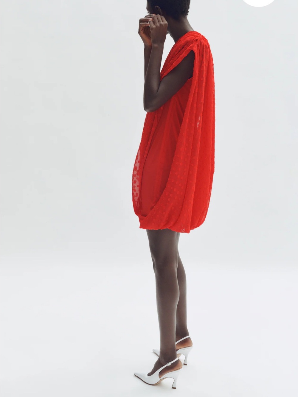 Stella McCartney x H&M Scarlet One-Shoulder Mini Dress - Picture 3 of 4